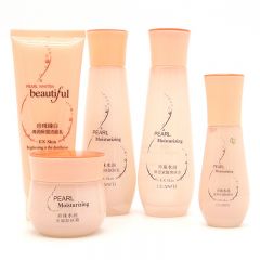 丽兰妃珍珠水润护肤品套装洗面奶水乳精华液面霜洁面化妆品全套盒